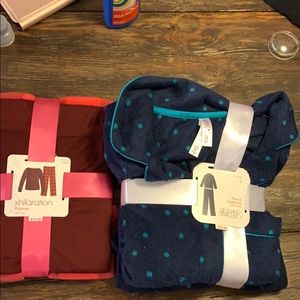 Two 2 piece pajama set
